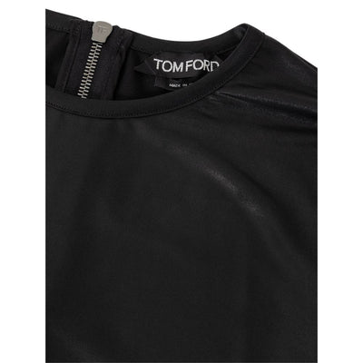 Black Viscose Long Sleeve