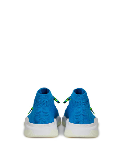 Exquisite Blue Cotton Sneakers for Men