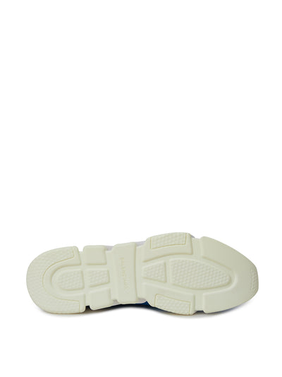 Exquisite Blue Cotton Sneakers for Men
