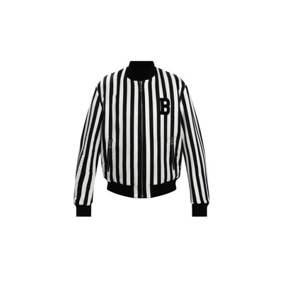 Black Polyamide Men's Reversible Jacket