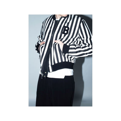 Black Polyamide Men's Reversible Jacket