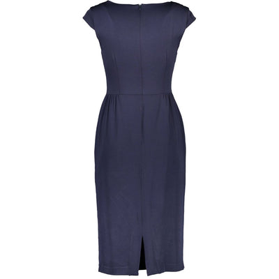 Blue Elastane Dress