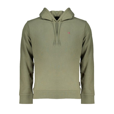 Green Cotton Men Sweater