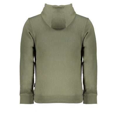 Green Cotton Men Sweater