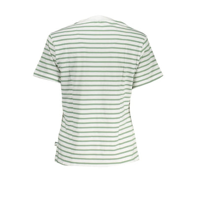 White Cotton Women T-Shirt