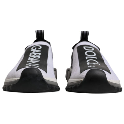 White Black Slip On Sorrento Sneakers Shoes