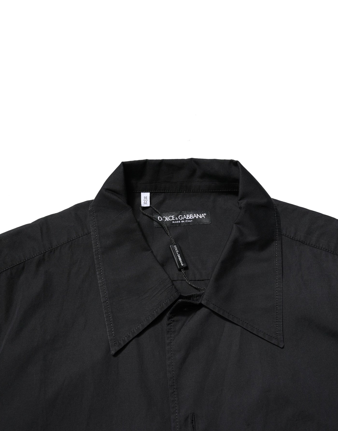 Black Cotton Short Sleeve Buttoned Casual Shirt