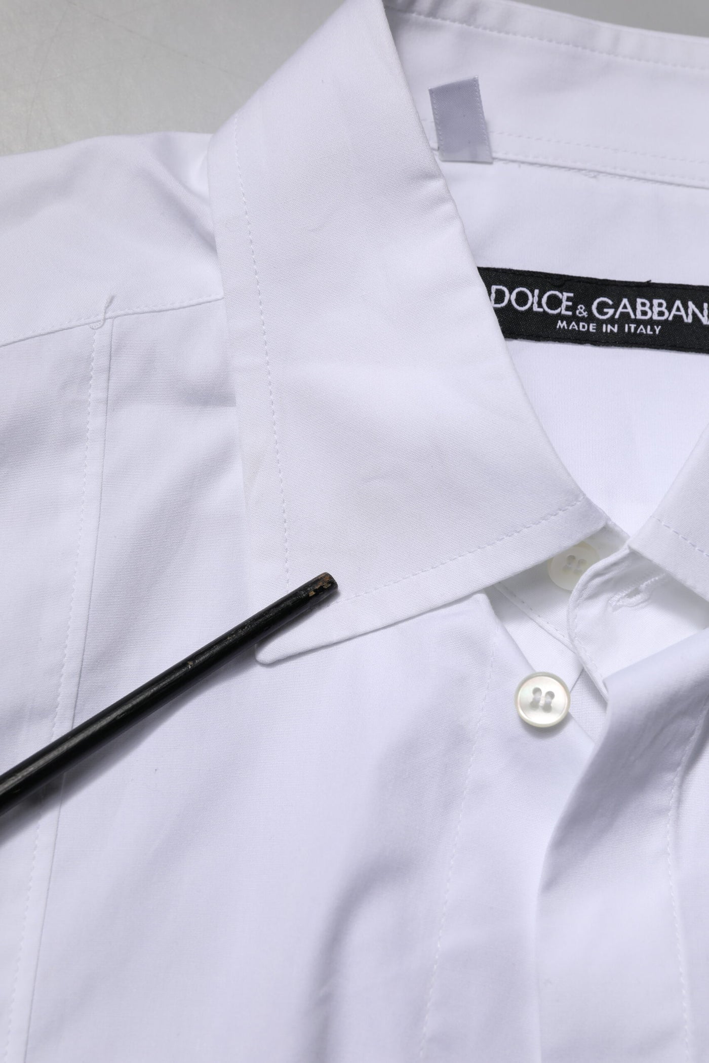 White Cotton Short Sleeves Dress Formal Shirt