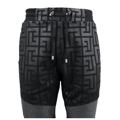 Black Cotton Men Jogging Pant
