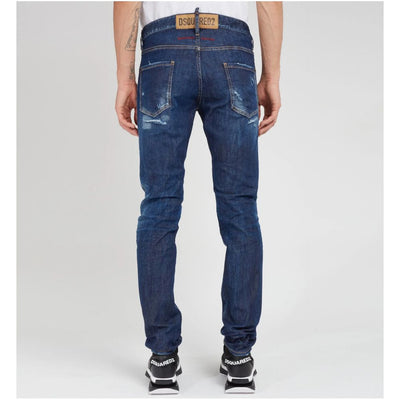 Blue Cotton Jeans & Pant