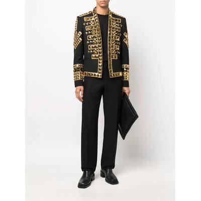 Black Acetate Men's Blazer