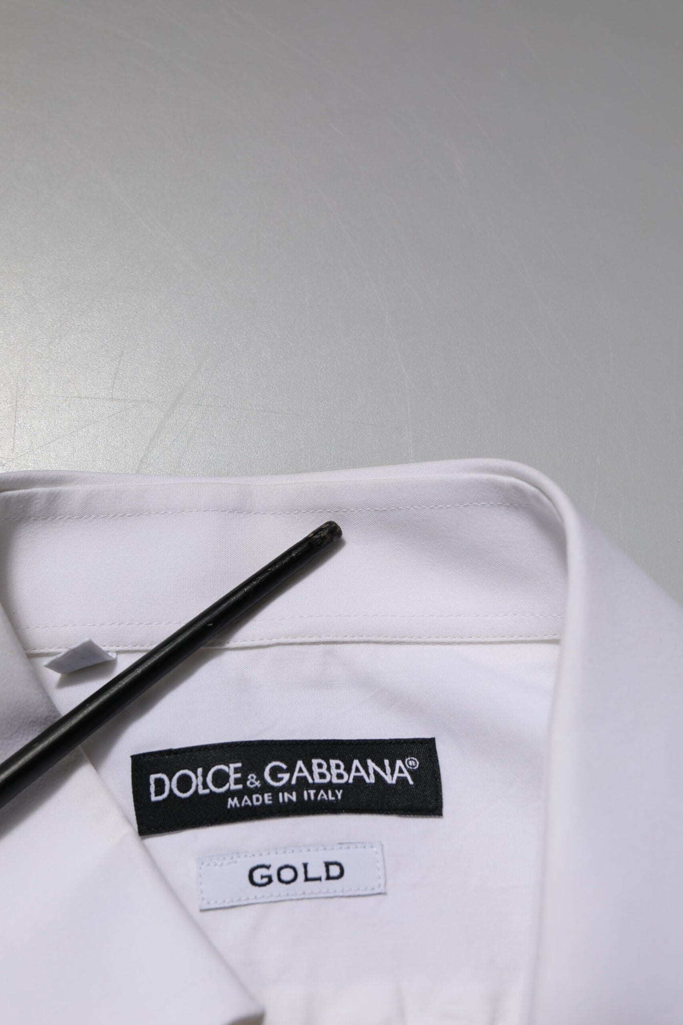White GOLD Cotton Poplin Dress Formal Shirt