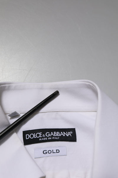 White GOLD Cotton Poplin Dress Formal Shirt