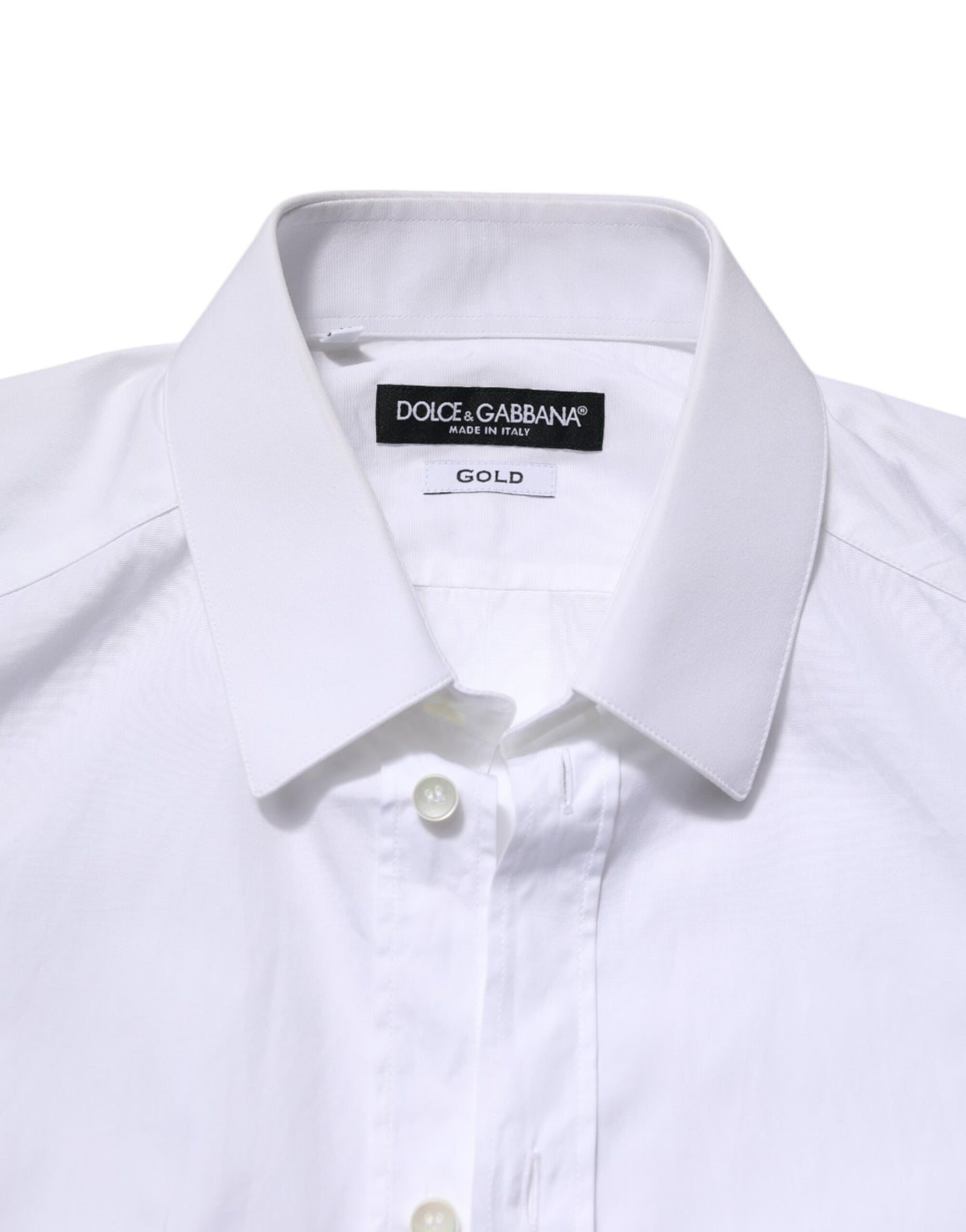 White GOLD Cotton Long Sleeve Men Formal Shirt