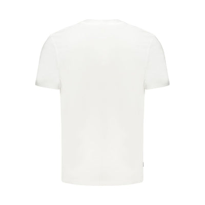 White Cotton Men T-Shirt