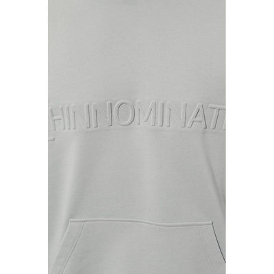 Gray Cotton Men Hoodie