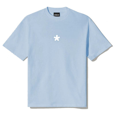Blue Cotton Women T-Shirt
