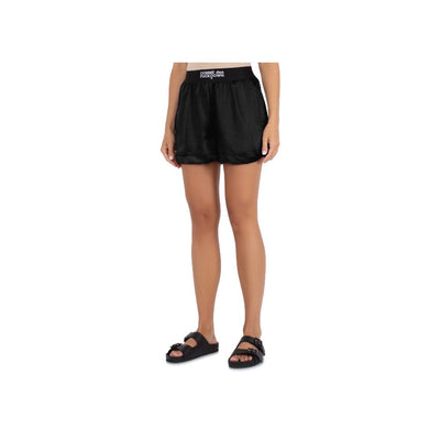Black Polyester Short