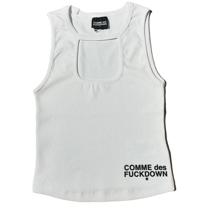 White Cotton Women Top