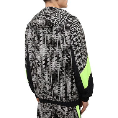 Multicolor Nylon Men Jacket