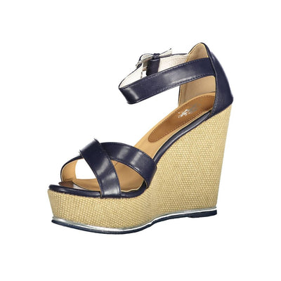 Blue Cotton Sandal