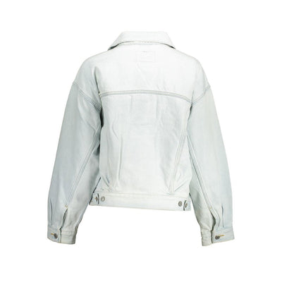 Blue Cotton Jackets & Coat