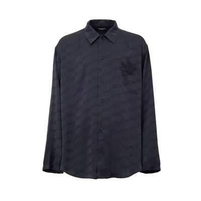 Gray Viscose Shirt