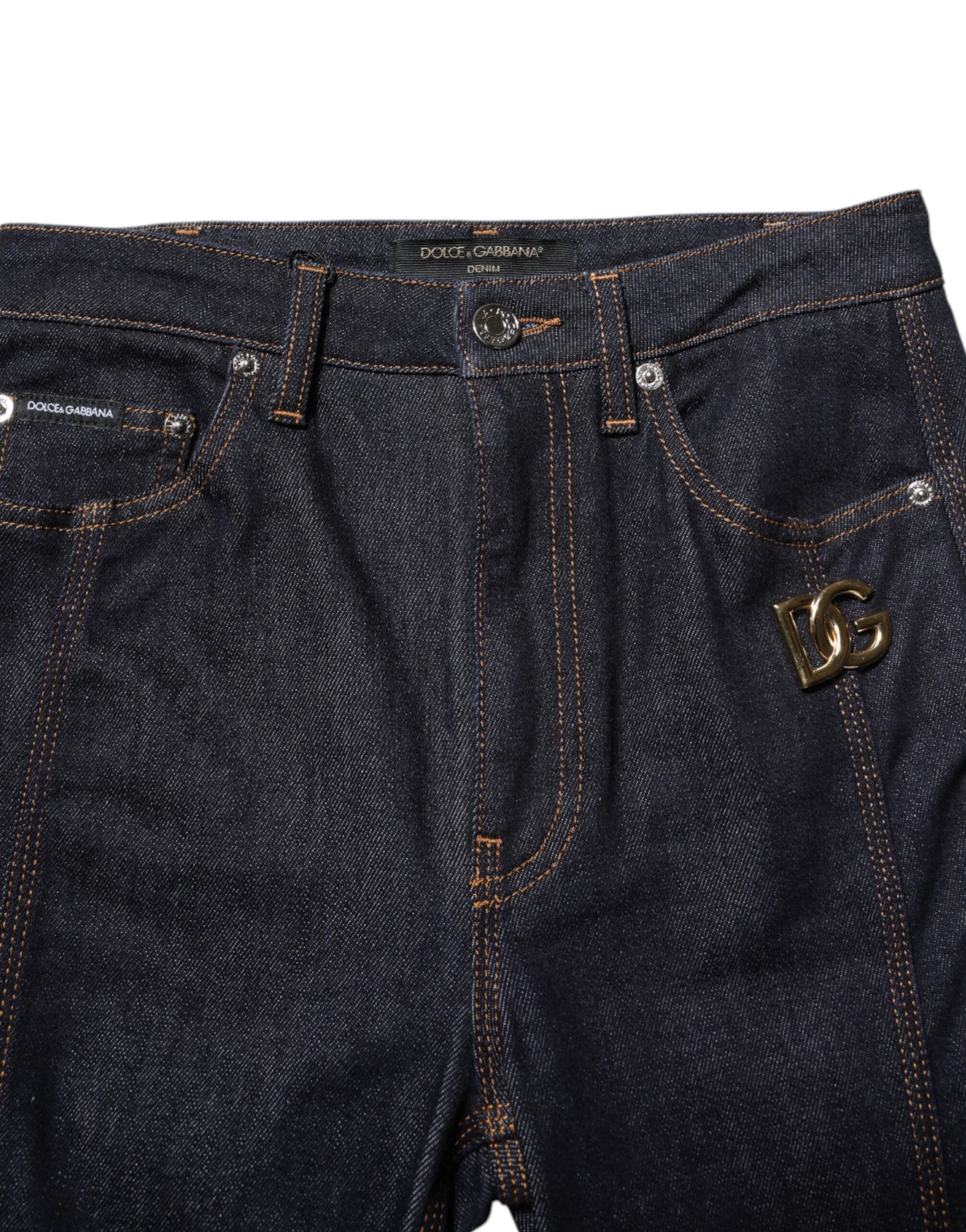 Black Cotton Mid Waist Bootcut Denim Jeans