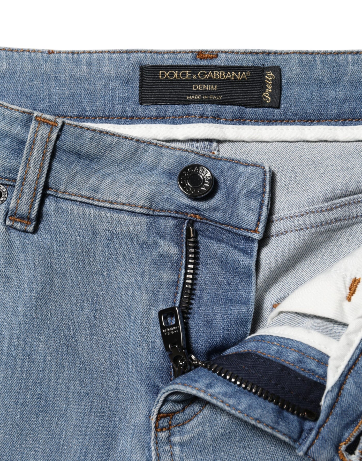 Blue Cotton PRETTY MidWaist Skinny Denim Jeans