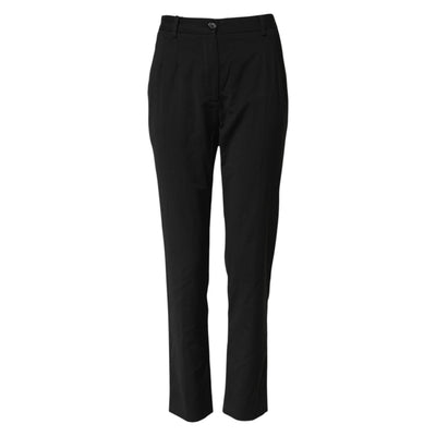 Black STAFF High Waist Tapered Pants