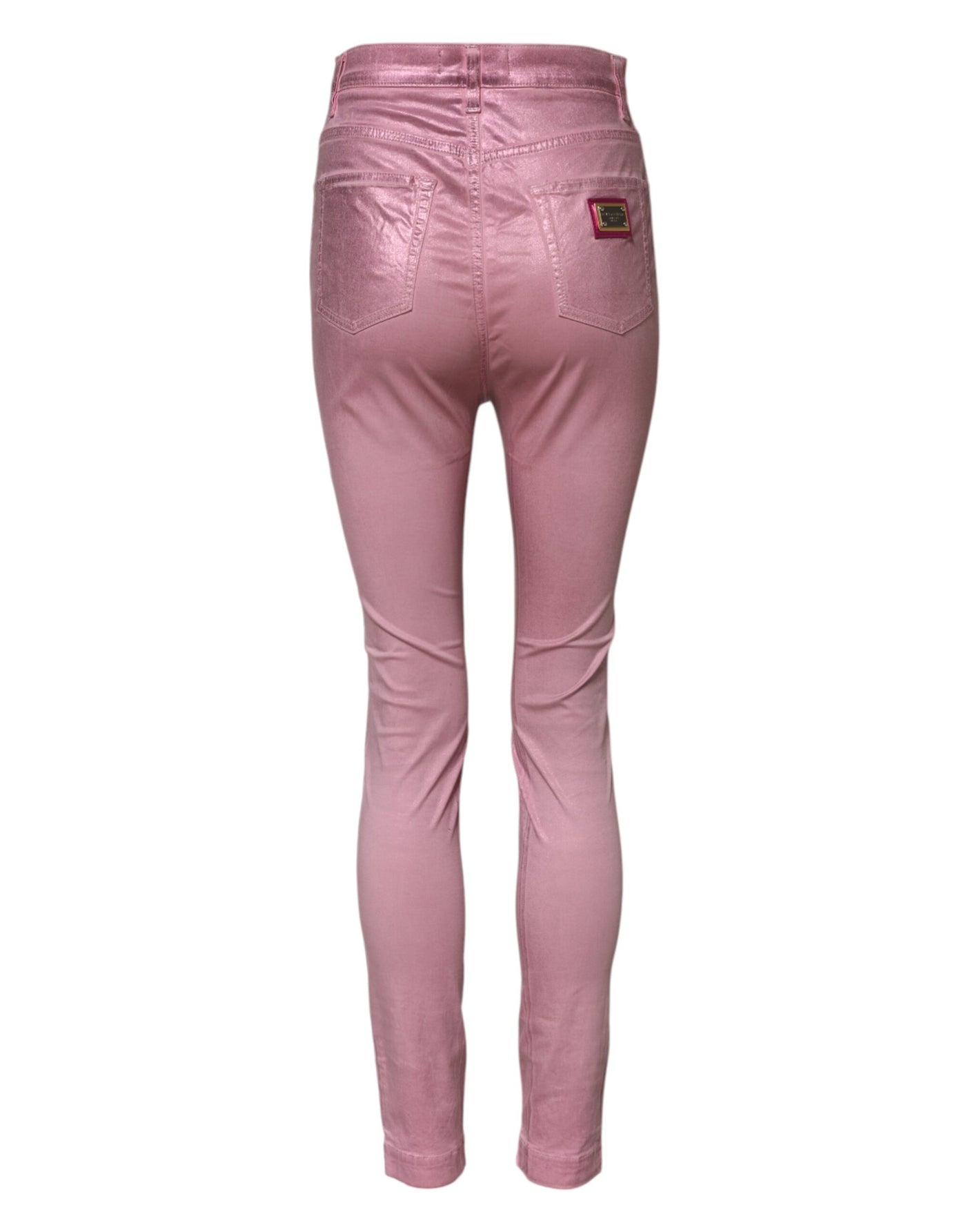 Pink GRACE High Waisted Skinny Denim Jeans