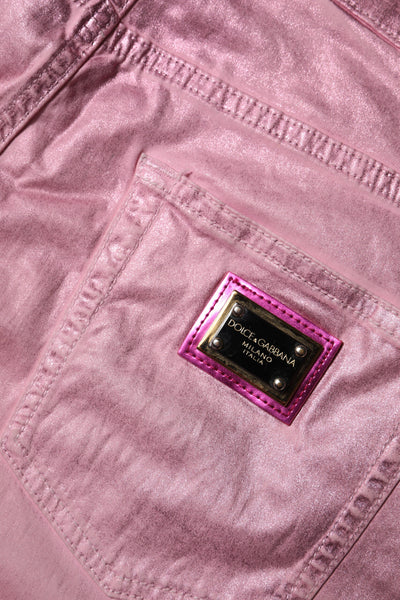 Pink GRACE High Waisted Skinny Denim Jeans