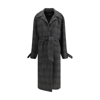 Check long Coat