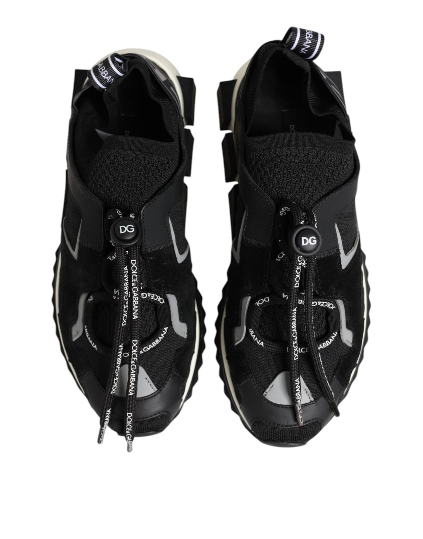 Black White Logo Sorrento Sneakers Shoes