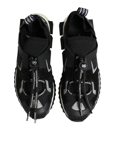 Black White Logo Sorrento Sneakers Shoes