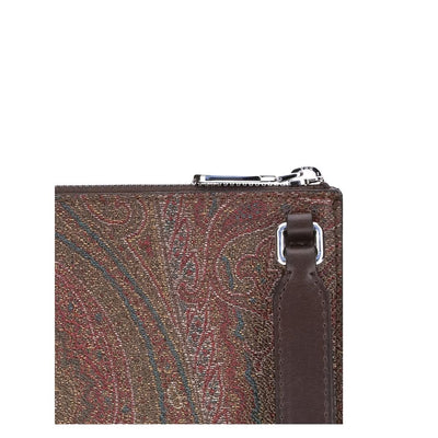 Multicolor Cotton Clutch Bag
