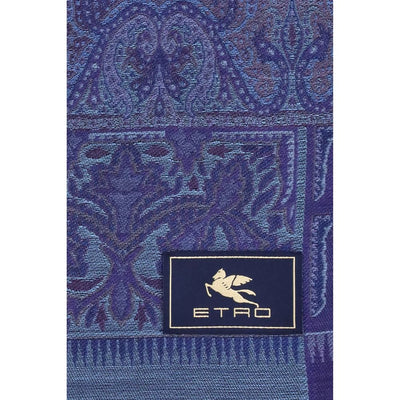 Blue Wool Scarf