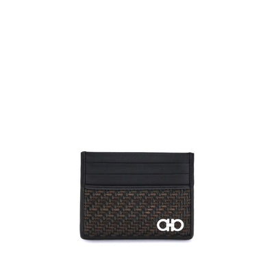 Woven Gancini Card Holder