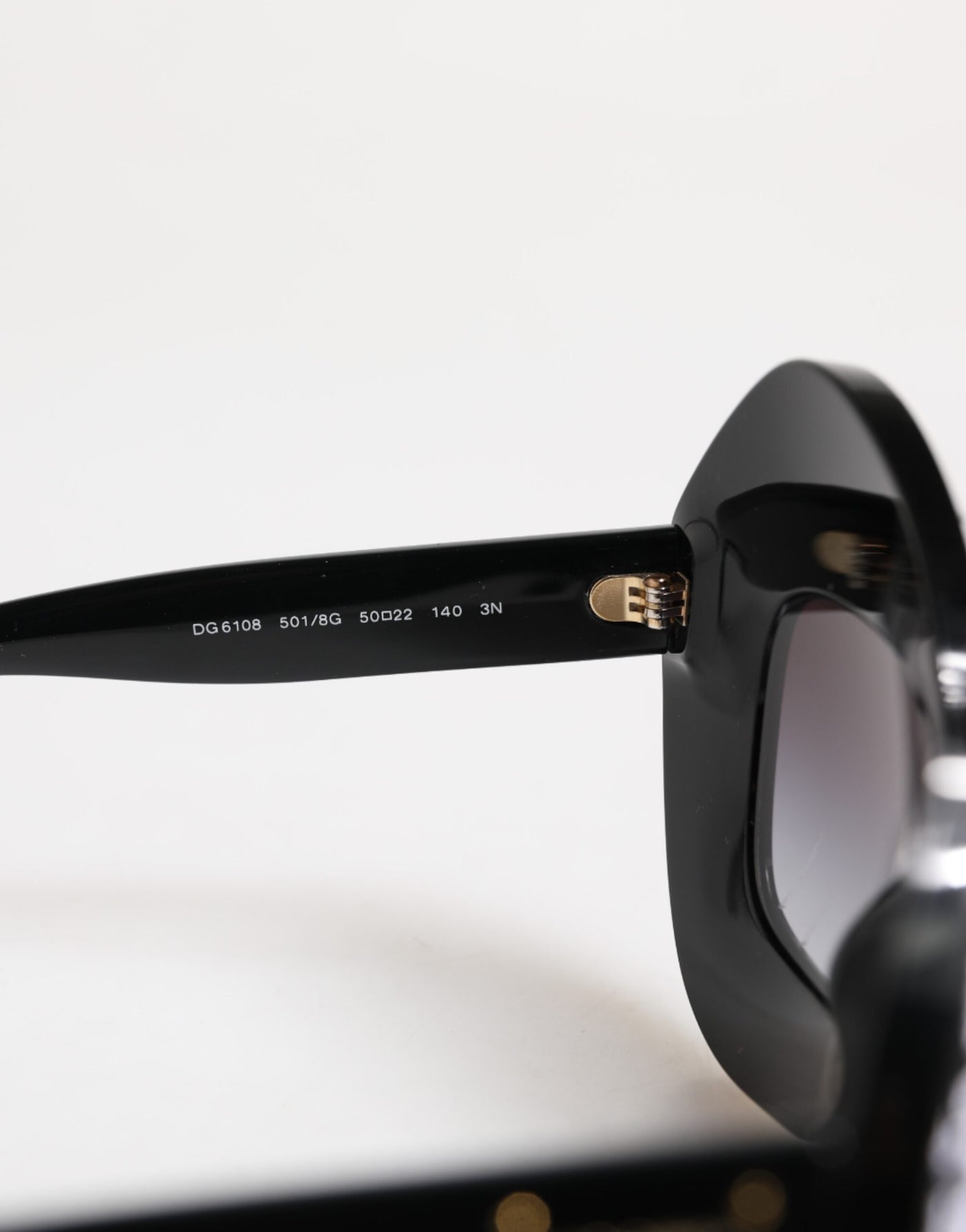 Black White PIED DE POULE Print Oversized Shades Sunglasses