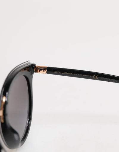 Black Transparent Trim Round DG4371-F Eyewear Sunglasses