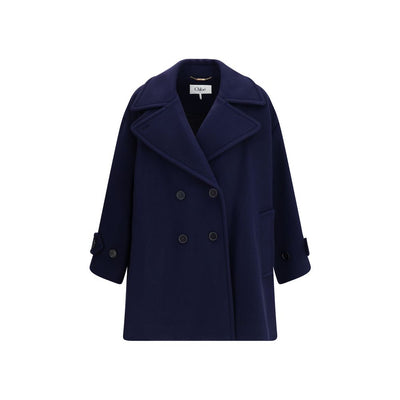 Oversized double breasted wool Coat
