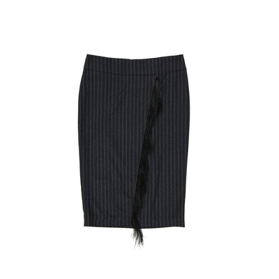 Wool Striped Skirt