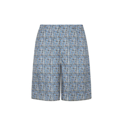 Printed Silk Shorts
