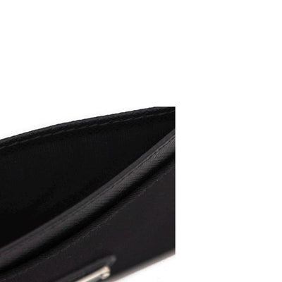 Nylon And Leather Card Holder