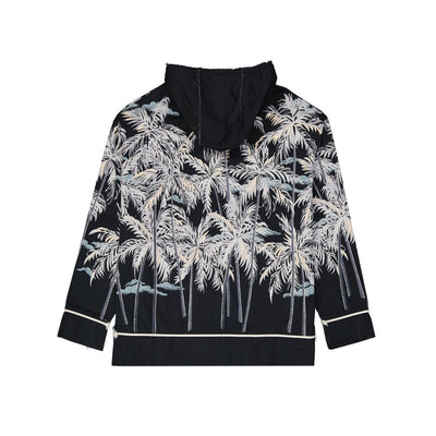 Hooded Printed Shirt