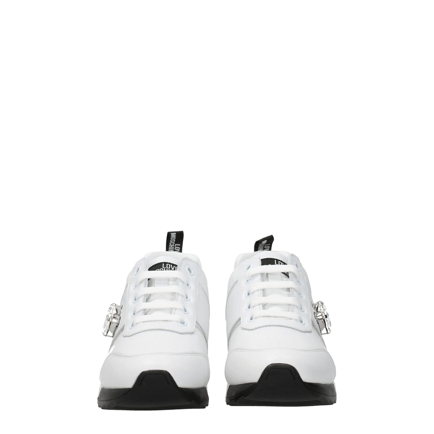 White Leather Low Tops