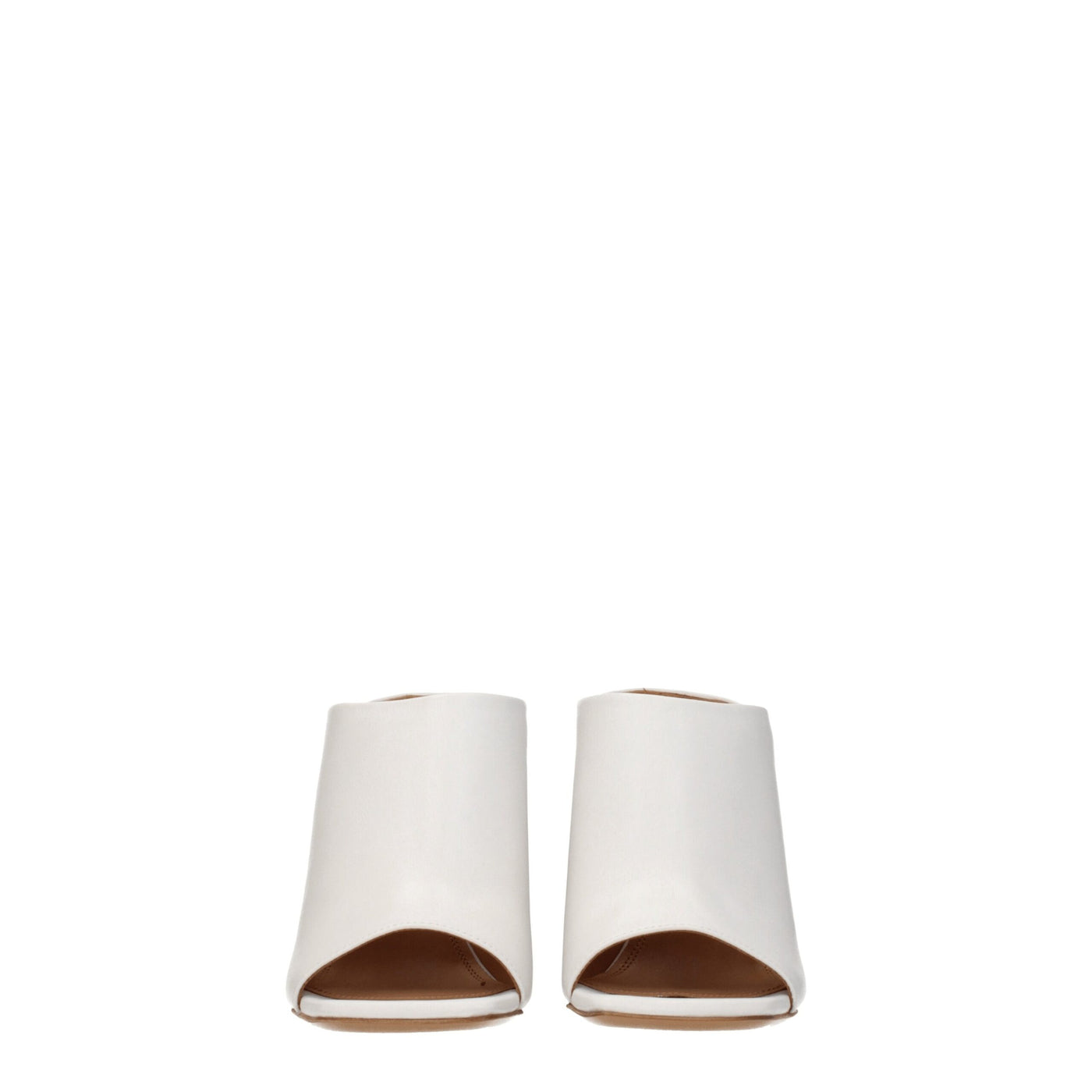 White Leather Platforms
