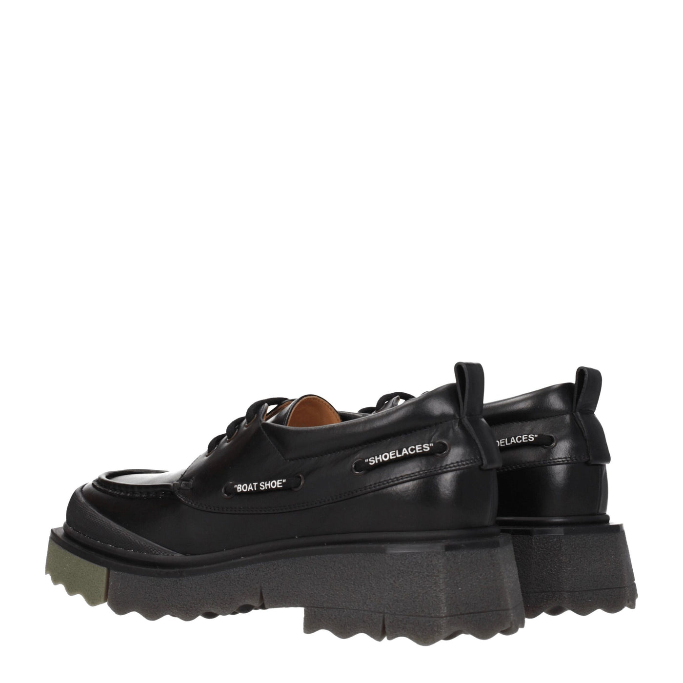 Black Leather Slip-On Loafers