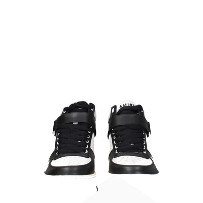 Black Leather High Tops