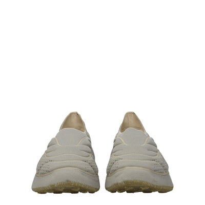 Gray Fabric Athletic Sneakers